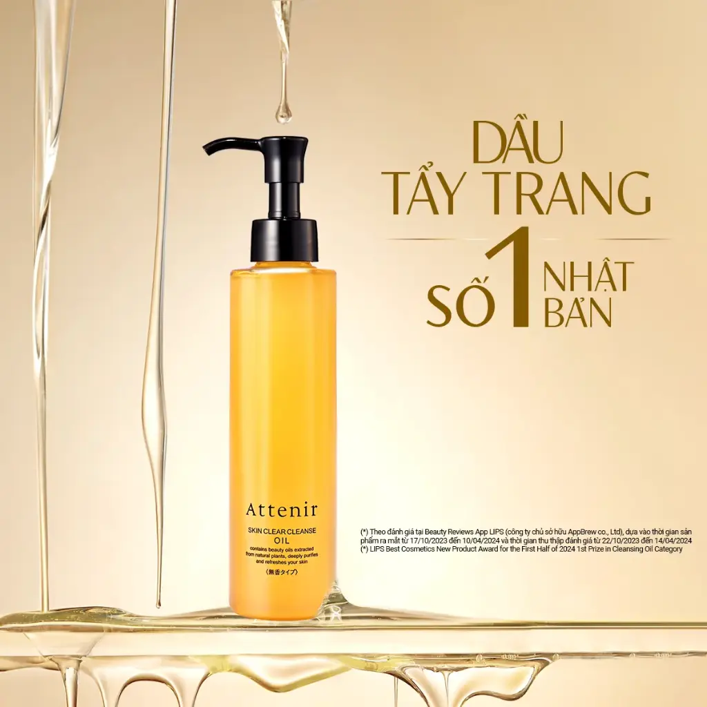 Dầu tẩy trang và làm sạch 175ml  Attenir Skin Clear Cleanse Oil