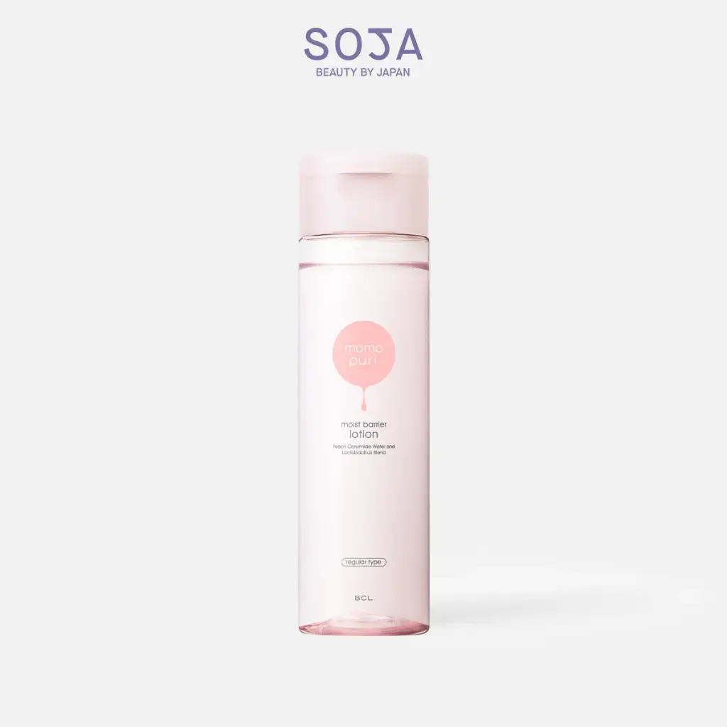 Nước cân bằng dưỡng ẩm giúp da sáng căng mịn 200 mL Momopuri Moist Barrier Lotion R 