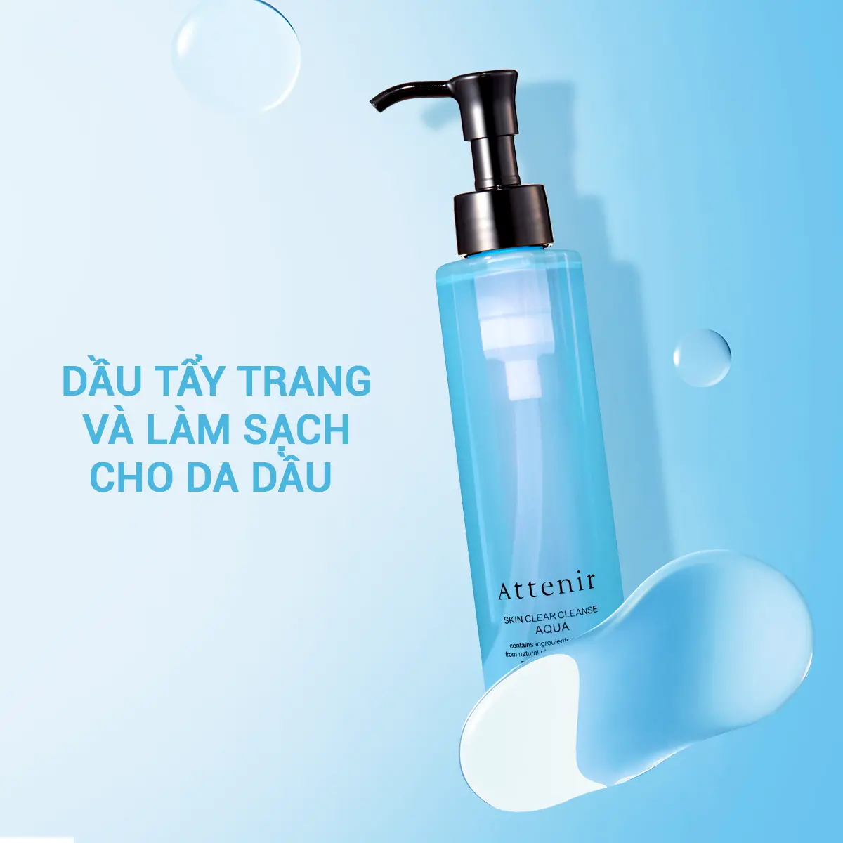 Dầu tẩy trang và làm sạch 175ml  Attenir Skin Clear Cleanse Aqua