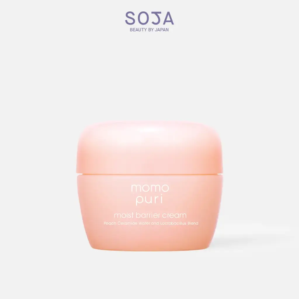 Kem Dưỡng Cấp Ẩm Chuyên Sâu Bảo Vệ Da Tinh Chất Đào Nhật 80G Momopuri Moist Barrier Cream