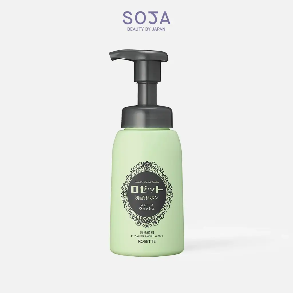 Sửa rửa mặt dạng bọt thu nhỏ lỗ chân lông 180ml Rosette Facial Sabon Smooth Foaming Wash