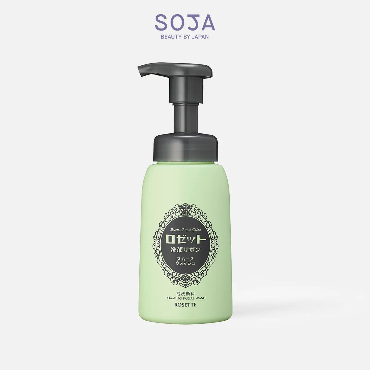Sửa rửa mặt dạng bọt thu nhỏ lỗ chân lông 180ml Rosette Facial Sabon Smooth Foaming Wash