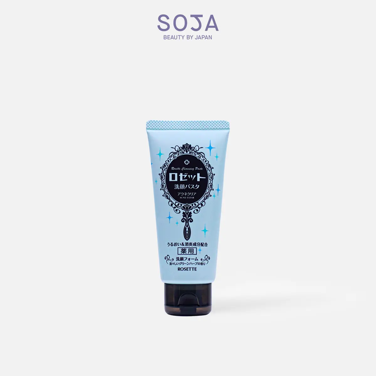 Sữa Rửa Mặt Làm Giảm Mụn 80G Rosette Face Wash Pasta Acne Clear