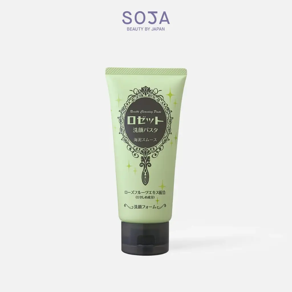 Sữa Rửa Mặt Thu Nhỏ Lỗ Chân Lông 120G Rosette Face Wash Pasta Sea Clay Smooth
